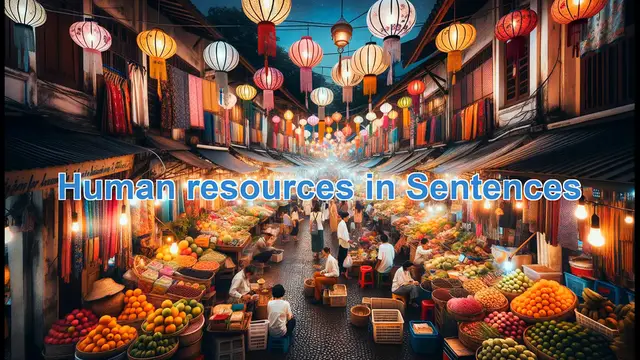 Video thumbnail for Human resources in sentences, Example of Human resources in sentences