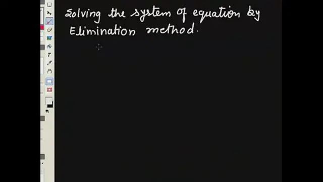 Video thumbnail for Elimination method