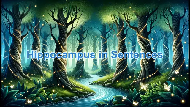 Video thumbnail for Hippocampus in sentences, Example of hippocampus in sentences