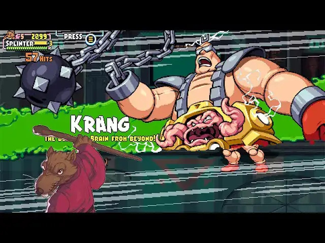 Video thumbnail for TMNT: SHREDDER'S REVENGE (KRANG FIGHT) (MASTER SPLINTER)