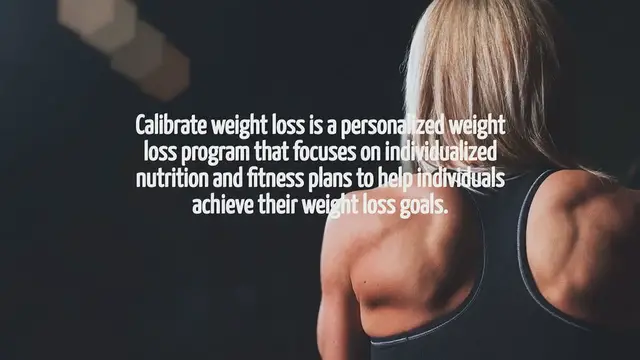 Video thumbnail for What Is Calibrate Weight Loss