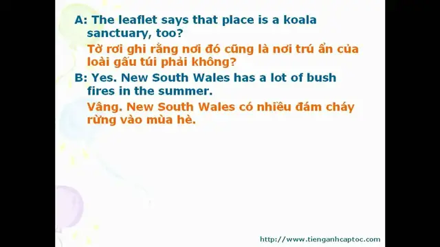 Video thumbnail for English For Tourists Unit 08 Dialogue 002