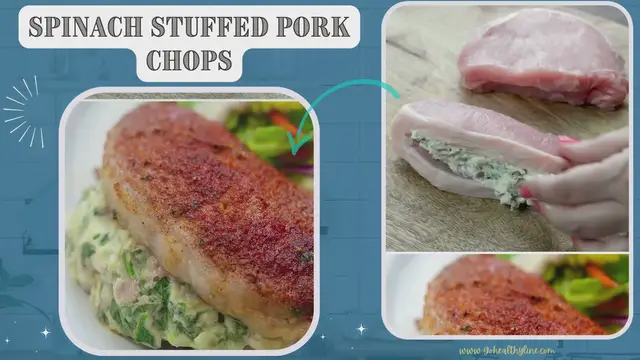 Video thumbnail for Spinach Stuffed Pork Chops