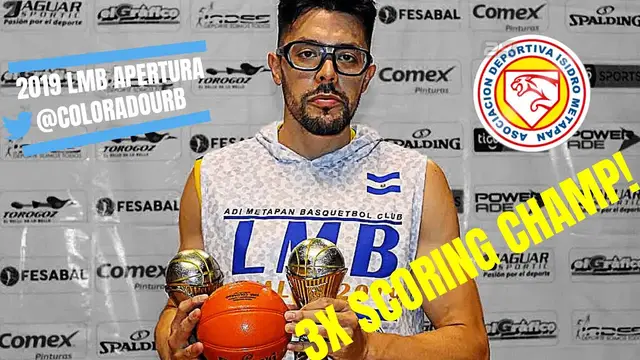 'Video thumbnail for José Colorado: Best Shooter in Central America? 18.38 PPG (52. 1% FG - 50.4% 3PT - 87% FT) (2019)'