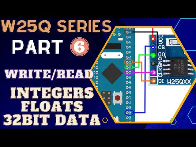 Video thumbnail for W25Q FLASH Memory || Part 6 || How to Write/Read Integers, floats and 32 bit data