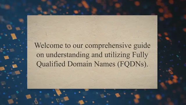 'Video thumbnail for What is a Fully Qualified Domain Name (FQDN)?'