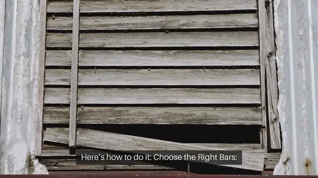 Video thumbnail for How To Secure Your Homes Windows With Bar