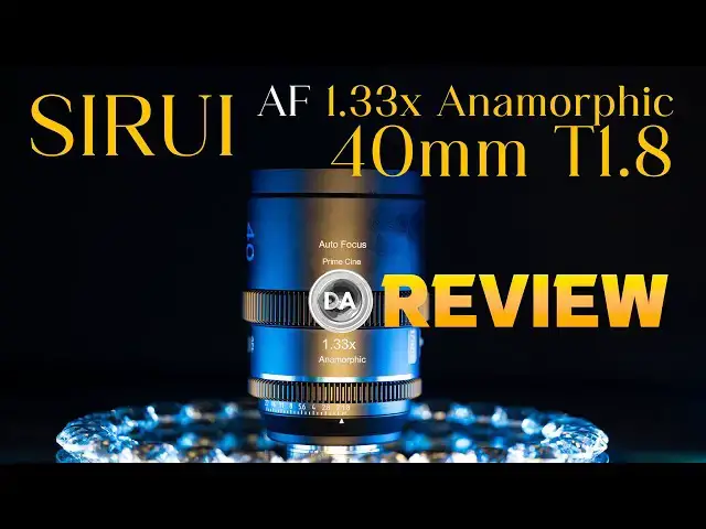 Video thumbnail for Sirui Autofocus 1.33x Anamorphic 40mm T1.8 Review | The Run and Gun King?