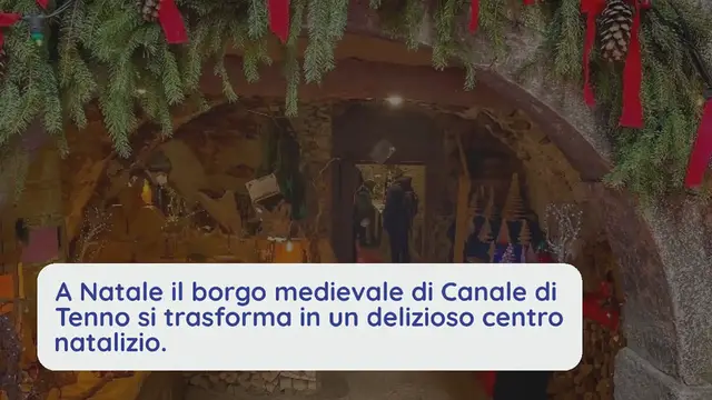 Video thumbnail for MERCATINI DI NATALE A CANALE DI TENNO: DATE 2023 E INFO SULLA VISITA