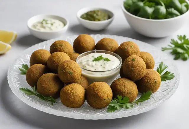 Video thumbnail for Organic Baked Falafel Recipe