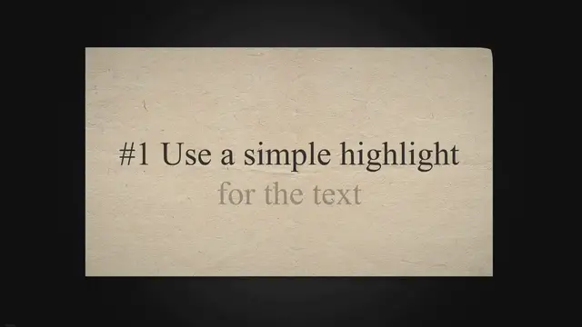 Video thumbnail for How to Make Presentation Text Visible on any Background