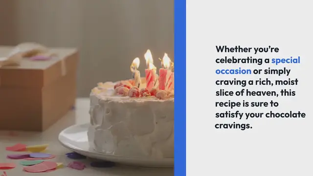 Video thumbnail for Classic Chocolate Cake Recipe