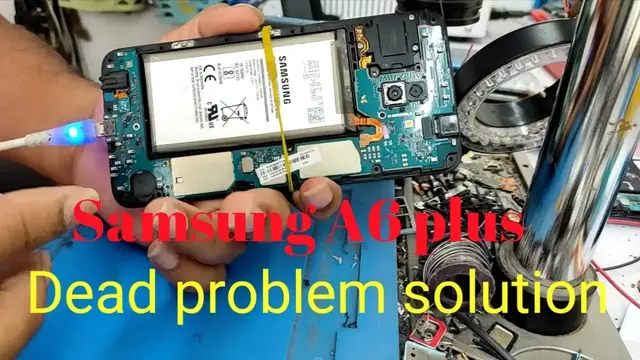Video thumbnail for Samsung A6 plus dead problem solution