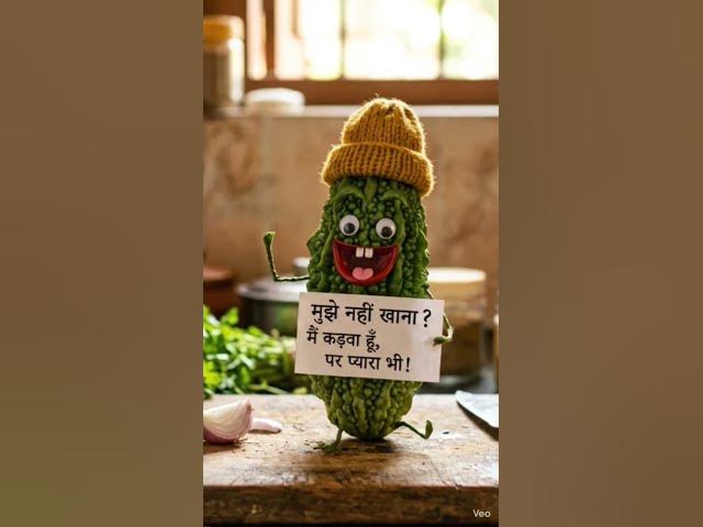 Video thumbnail for “करेला कड़वा हैपर शरीर के लिए सोना है“बचपन में जिस करेले से भागते थे…आज वही हेल्थ बचा रहा है #funny