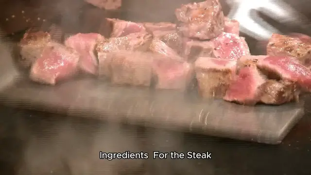 Video thumbnail for steak dinner recipe