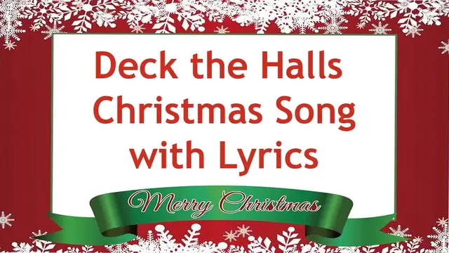 Video thumbnail for Deck the Halls Christmas Song With Lyrics