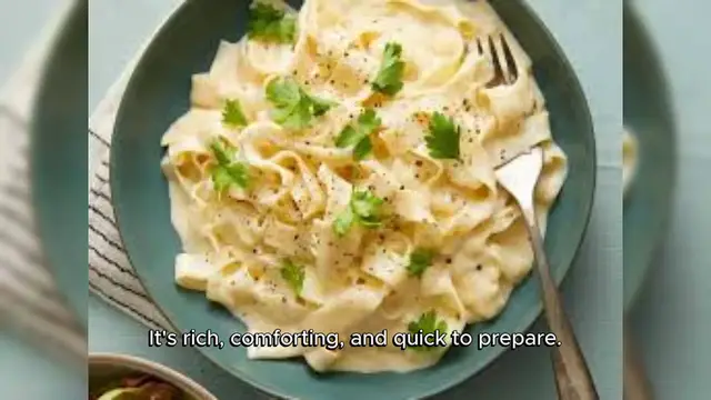 Video thumbnail for Fetuccine Alfredo Recipe