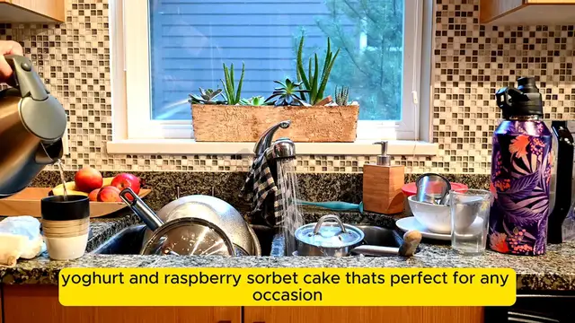 Video thumbnail for _ Layered Yoghurt and Raspberry Sorbet Cake_ A Ref