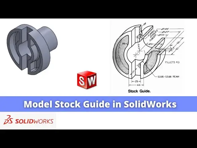 'Video thumbnail for Model Stock Guide in SolidWorks | SolidWorks Tutorial | SolidWorks Part Modeling |'