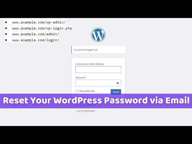 'Video thumbnail for Reset WordPress Password Via Email । WordPress Hindi Tutorials | WordPress Security |'