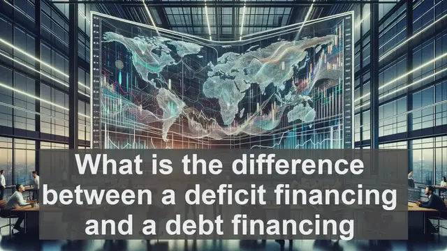 Video thumbnail for What is the difference between a deficit financing and a debt financing?