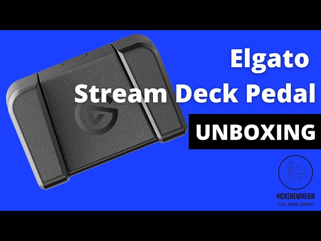 Video thumbnail for Elgato Stream Deck Pedal Unboxing