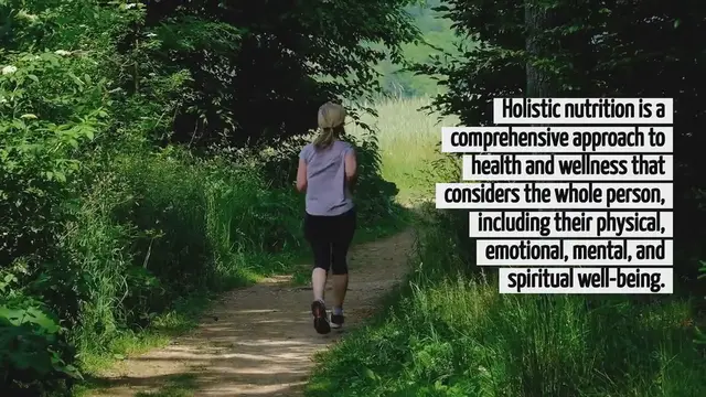 Video thumbnail for What Is Holistic Nutrition