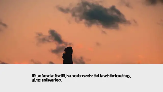 Video thumbnail for What Is Rdl Workout