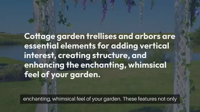 Video thumbnail for Cottage Garden Trellises and Arbors Adding Vertical Interest