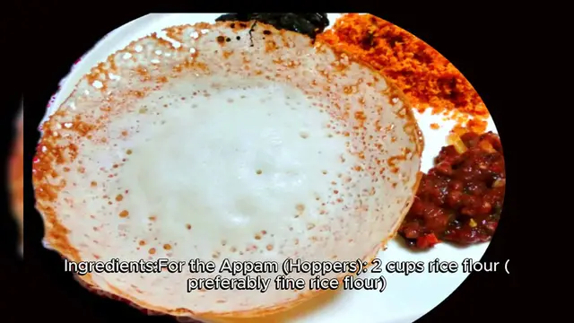Video thumbnail for Appam or Sri Lankan hoppers Recipe
