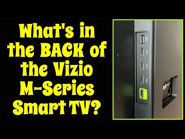 'Video thumbnail for Vizio M-Series MQ7 70-inch 4K Smart TV -- Back of TV Tour!'