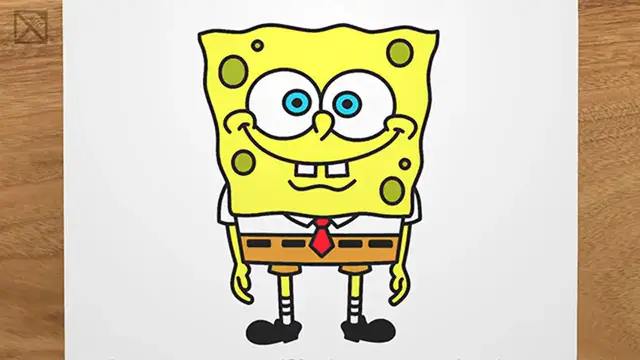 Video thumbnail for Como desenhar o BOB ESPONJA
