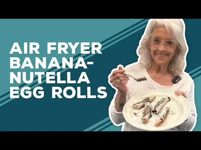 Video thumbnail for Love & Best Dishes: Air Fryer Banana-Nutella Egg Rolls Recipe | Air Fryer Week