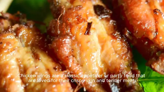 Video thumbnail for chicken wings recipe