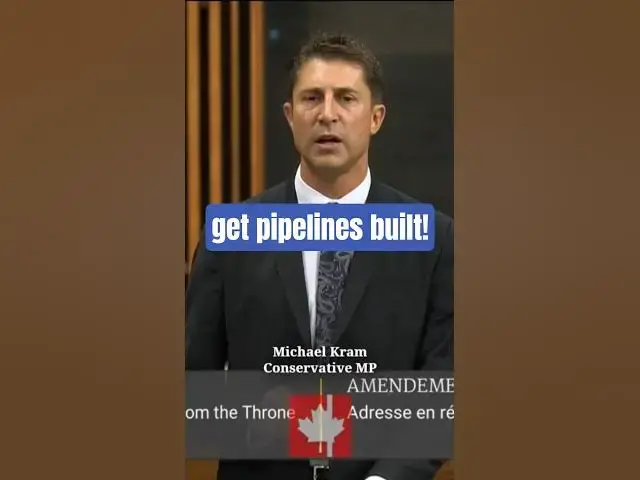 Video thumbnail for We need to get pipelines built in order for the quality of life of Canadians to improve