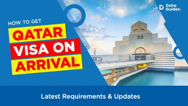 Video thumbnail for How To Get Qatar Visa On Arrival: Latest Requirements & Updates  | DohaGuides.com
