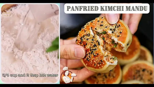 Video thumbnail for Panfried Kimchi Mandu