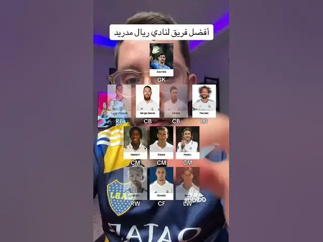 'Video thumbnail for أفضل فريق لنادي ريال مدريد'