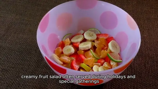 Video thumbnail for ambrosia recipe