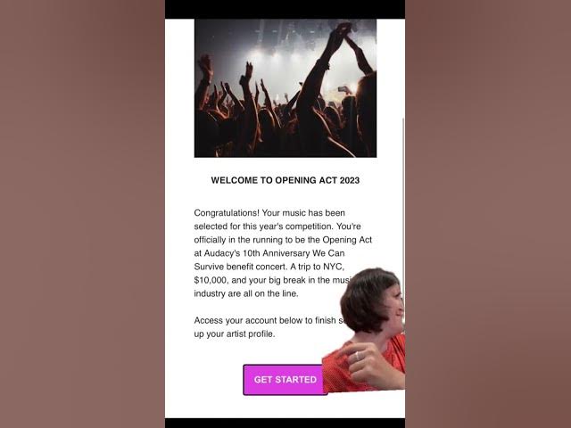 Video thumbnail for Opening Act 2023, they picked me to compete?