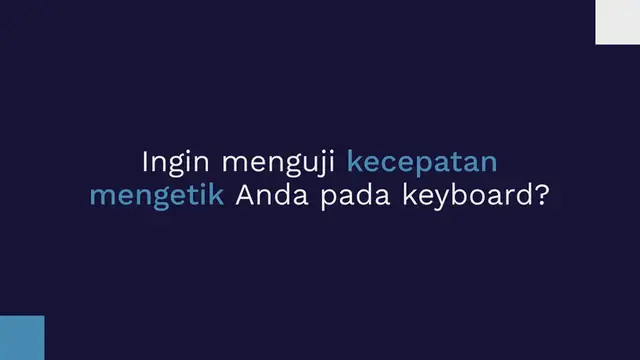 Video thumbnail for Tes Klik Keyboard | Klik Per Detik CPS