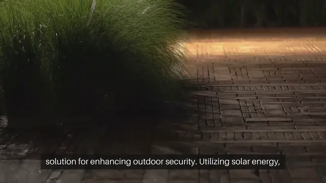 Video thumbnail for Solar Powered Security Lighting