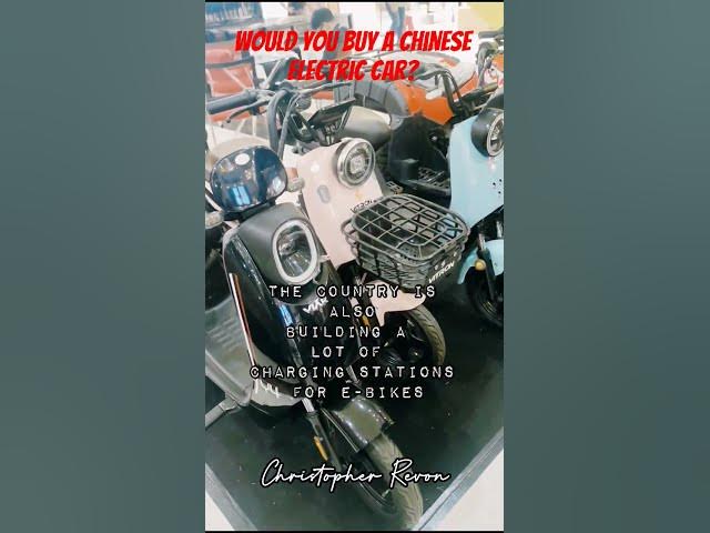 Video thumbnail for Would You Buy A Chinese Electric Car? #adayinthelifeinasia #exploreanddiscover #electriccars
