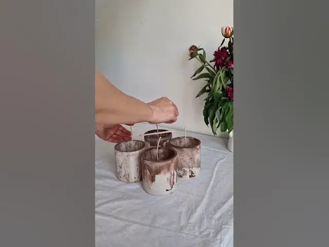 'Video thumbnail for Making of Cubano scented with Tobacco and Vanilla 馃崅 #handmade #weecandles #candles'