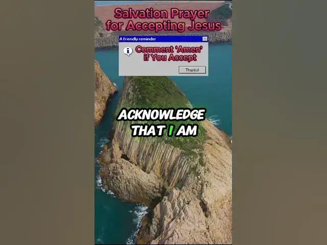 Video thumbnail for WE ALL NEED TO PRAY THIS SALVATION PRAYER - Morning Christian Motivation Today #christianshorts