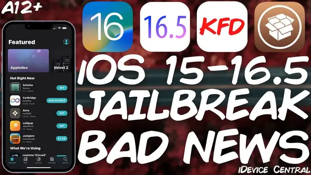 Video thumbnail for iOS 15 - 16.5 A12+ JAILBREAK Bad NEWS: iOS 16.6 Beta 1 NO LONGER SIGNED! Here's What To Do!