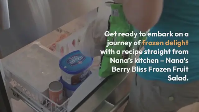 Video thumbnail for Berry Bliss Frozen Fruit Salad Recipe