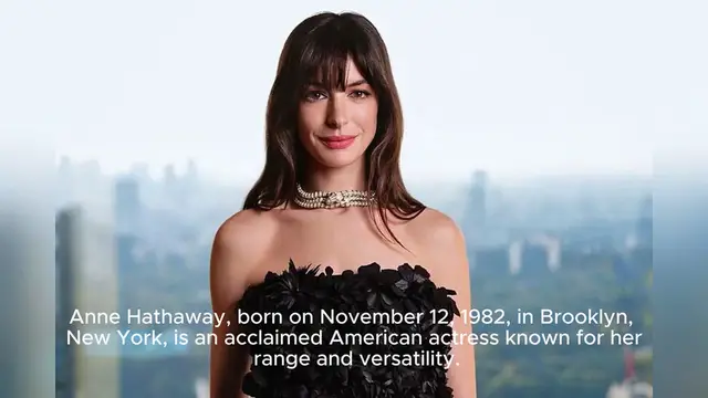 Video thumbnail for Anne Hathaway,