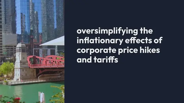 Video thumbnail for Trump, Harris inflation arguments are questionable, Chicago Fed president says