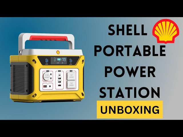 Video thumbnail for Shell Portable Power Station: The Ultimate Portable Charger! #unboxing